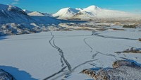 Skotlandia kini berada pada suhu -7°C.