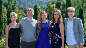 Rory merupakan anak kedua dari pasangan Bill Gates dan Melinda Gates. Kakaknya Jennifer dan adiknya adalah Phoebe. Foto: Instagram