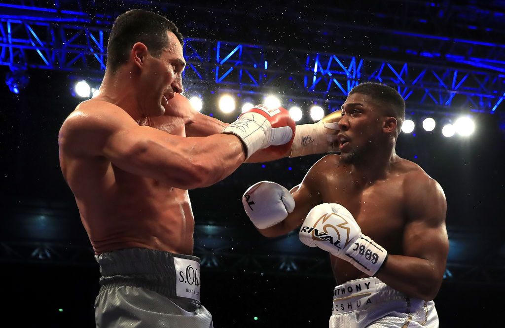 LONDON, ENGLAND - APRIL 29:  Wladimir Klitschko makes his way to the ring prior to his fight against Anthony Joshua for the IBF, WBA and IBO Heavyweight World Title bout at Wembley Stadium on April 29, 2017 in London, England.  (Photo by Richard Heathcote/Getty Images)