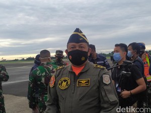 TNI AU Lihat Anomali Warna Laut dan Serpihan Diduga Sriwijaya Air