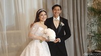 Kini Felicya Angelista dan Caesar Hito bisa tersenyum bahagia karena sudah menjadi suami dan istri. Foto: Desi/detikHOT