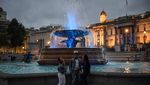 Dukung Tenaga Kesehatan, Landmark di London Menyala Biru