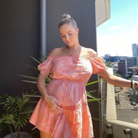 Isabelle baru saja melahirkan pada 1 Januari 2021.  Foto: dok. Instagram