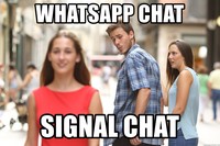 meme signal whatsapp