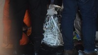 Posisi jatuhnya pesawat berada di perairan antara Pulau Lancang dan Pulau Laki, Kepulauan Seribu. Polisi menyebut nelayan sekitar sempat mendengar dentuman seperti petir. Dentuman terdengar di sekitar Pulau Laki. ANTARA FOTO/Akbar Nugroho Gumay
