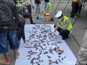 574 Motor Terjaring Razia Balap Liar di Malang, yang Sudah Diambil 120