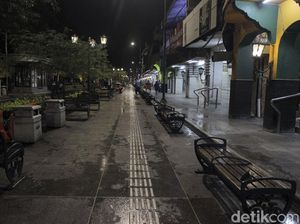 Foto: Suasana Malioboro di Hari Pertama Penerapan PTKM