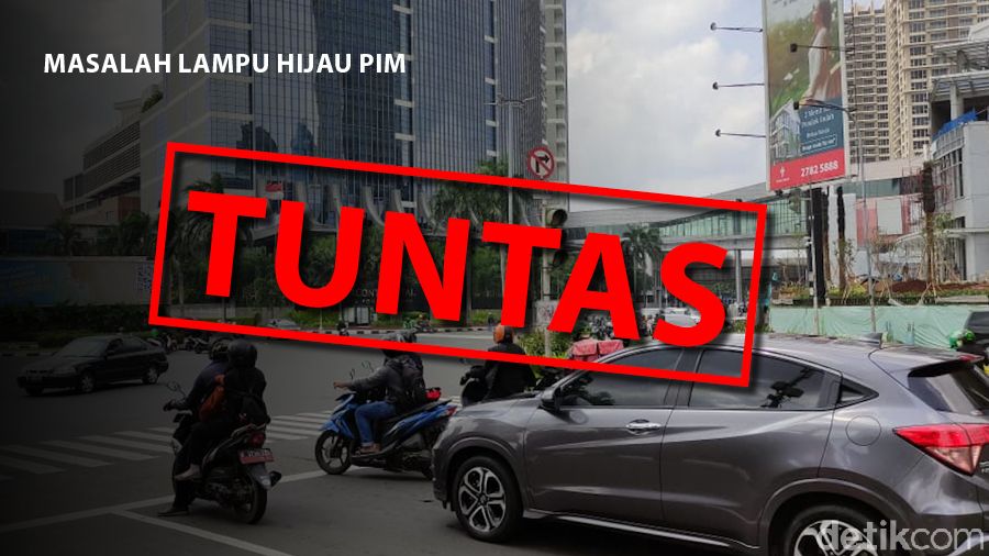 detikcom Do Your Magic: Masalah lampu hijau di Perempatan Pondok Indah Mall, Jaksel. (Mindra Purnomo/Tim Infografis)