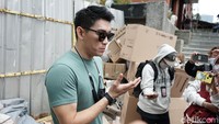Ifan Seventeen minta didoakan buat membina rumah tangga lagi dengan Citra Monica. (Foto: Palevi/detikcom) 