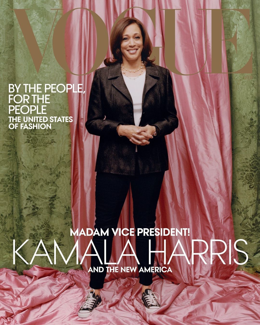 Kamala Harris di Majalah Vogue Feb 2021