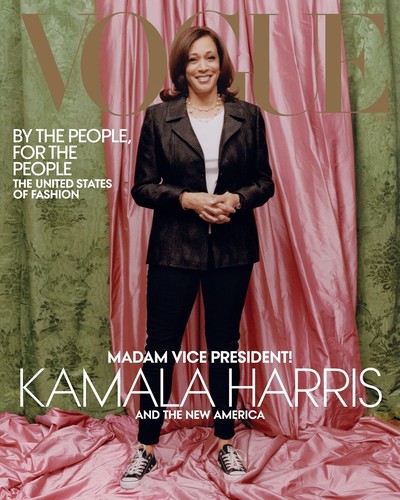 Kamala Harris di Majalah Vogue Feb 2021