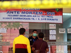 DVI Kembali Identifikasi 3 Korban Sriwijaya Air, Total 43 Orang Dikenali