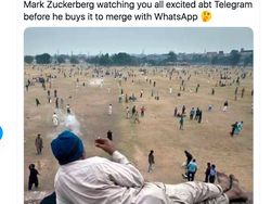 Meme User WhatsApp Pindah Telegram Tapi Dibeli Zuckerberg