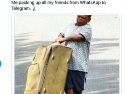 Meme User WhatsApp Pindah Telegram Tapi Dibeli Zuckerberg