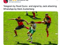 Meme User WhatsApp Pindah Telegram Tapi Dibeli Zuckerberg