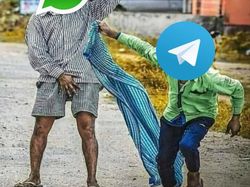 Meme User WhatsApp Pindah Telegram Tapi Dibeli Zuckerberg
