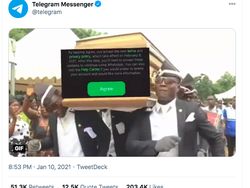 Meme User WhatsApp Pindah Telegram Tapi Dibeli Zuckerberg