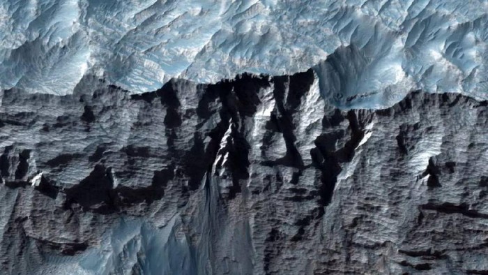 Nasa rilis foto ngarai di planet Mars
