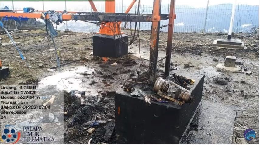 Palapa Ring Timur Dibakar