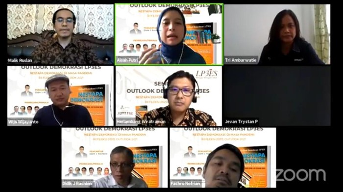 Peluncuran buku Nestapa Demokrasi di Masa Pandemi LP3ES