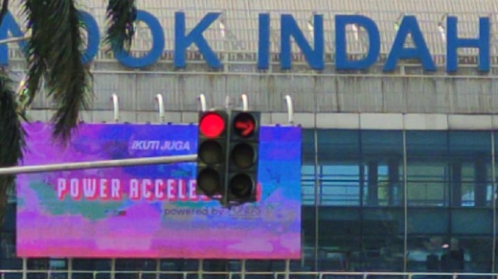 Perempatan Pondok Indah Mall (PIM) pada 11 Januari 2020. (Taufieq Renaldi Arfiansyah/detikcom)