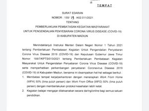 Ini Aturan PPKM di Madiun, Wisata Ditutup Hingga Hajatan Dilarang