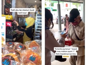 Aksi Wanita Traktir Makan Kakek Kelaparan Ini Bikin Netizen Nangis Haru