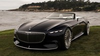 Mobil konsep yang disapa Vision Mercedes-Maybach 6 Cabriolet ini pertama kali muncul pada di Monterey Car Week 2017, California, Amerika Serikat. Foto: Daimler AG