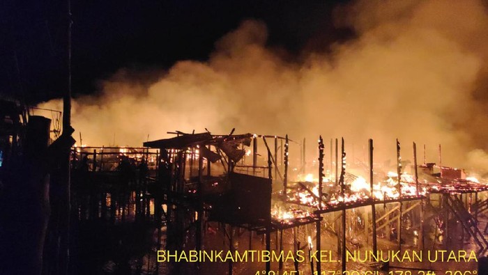 64 rumah di Kaltara terbakar akibat amuk Andi Sudarmin (dok Istimewa)