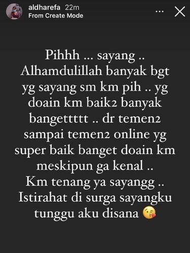 aldha refa Aldha Refa, istri dari Okky Bisma yang seorang pramugara Sriwijaya Air SJ182