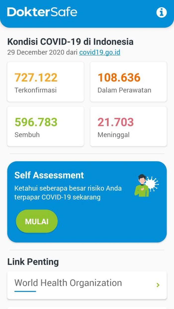 Aplikais DokterSafe untuk aSelamatkan Dokter dan Tenaga Kesehatan dari Pandemi