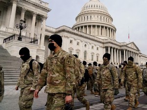 AS Perketat Pengamanan Antisipasi Demo Bersenjata Jelang Pelantikan Biden