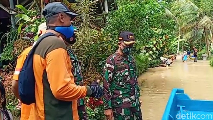 Banjir di Kabupaten Purworejo, Selasa (12/1/2021).
