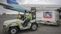 Bahan baku vaksin COVID-19 ini setelahnya diproses PT Bio Farma. Indonesia ditargetkan bakal punya 12 juta vaksin di awal Februari.  