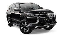 Pajero Sport Dakar Ultimate 4x2 Rockford Fosgate Edition mendapatkan sentuhan aksesori sporty. Di bagian eksterior, Pajero Sport Dakar Ultimate 4x2 Rockford Fosgate Edition memiliki front rear corner garnish, side garnish, rear corner garnish, over fender, special emblem dari Rockford Fosgate, tambahan spare tire cover dan hood emblem. Foto: Dok. MMKSI