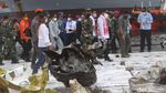 Momen Menhub dan Panglima TNI Cek Serpihan Sriwijaya Air SJ182