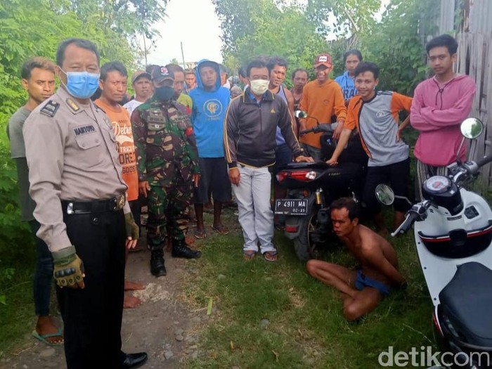 Pencuri Dari Jember Ini Babak Belur Dimassa