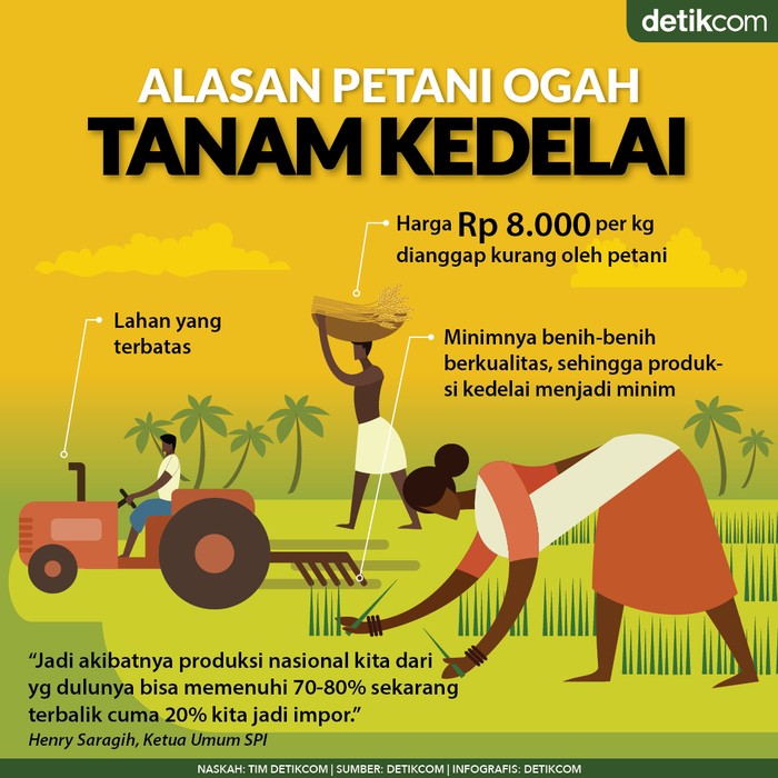 Petani Ogah Tanam Kedelai