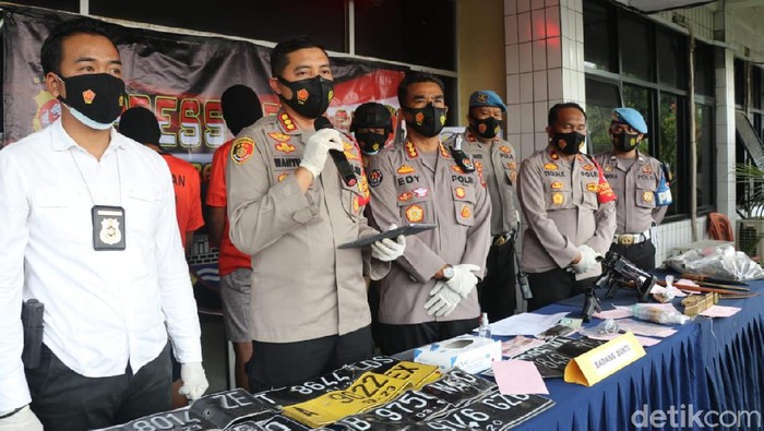 Polisi mengamankan sindikat pencuri mobil pick up di Tangerang