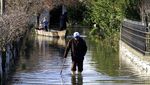 Ribuan Hektar Wilayah Albania Dikepung Banjir