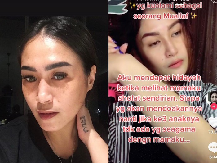 tiktok Viral wanita yang memutuskan untuk menjadi mualaf