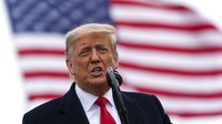 Fakta ketiga, Inkumben Presiden Amerika Donald Trump dipastikan tidak akan hadir dalam pelantikan Joe Biden. AP Photo  