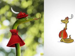 Begini Wujud Karakter Animasi Jika Hidup di Dunia Nyata