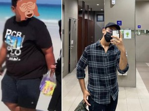 Keren! Diet Makan Ikan Bakar, Pria Ini Berhasil Turun BB 45 Kg