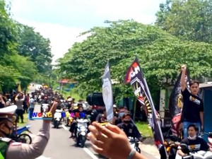 Kata Polisi soal Konvoi Pesilat di Madiun yang Abaikan Prokes