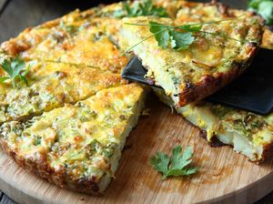 3 Resep Omelet Sayuran yang Praktis Benutrisi Buat Sarapan
