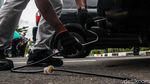 Puluhan Pengendara Antre Uji Emisi Gratis