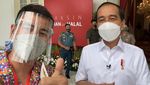 Momen Raffi Ahmad Disuntik Vaksin COVID-19