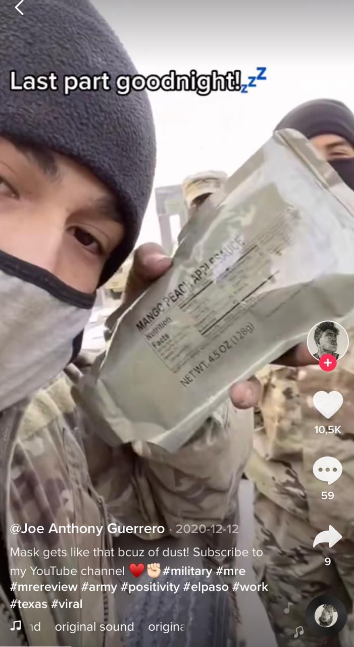 Tentara Ini Jadi Seleb TikTok Karena Hobi Review Makanan Ransum