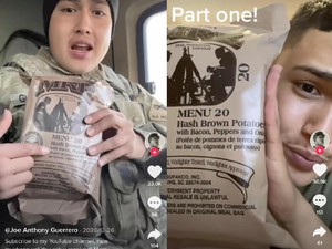 Tentara Ini Jadi Seleb TikTok Karena Hobi Review Makanan Ransum